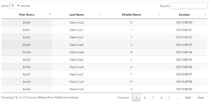 Using JQuery DataTables In ASP.Net Core