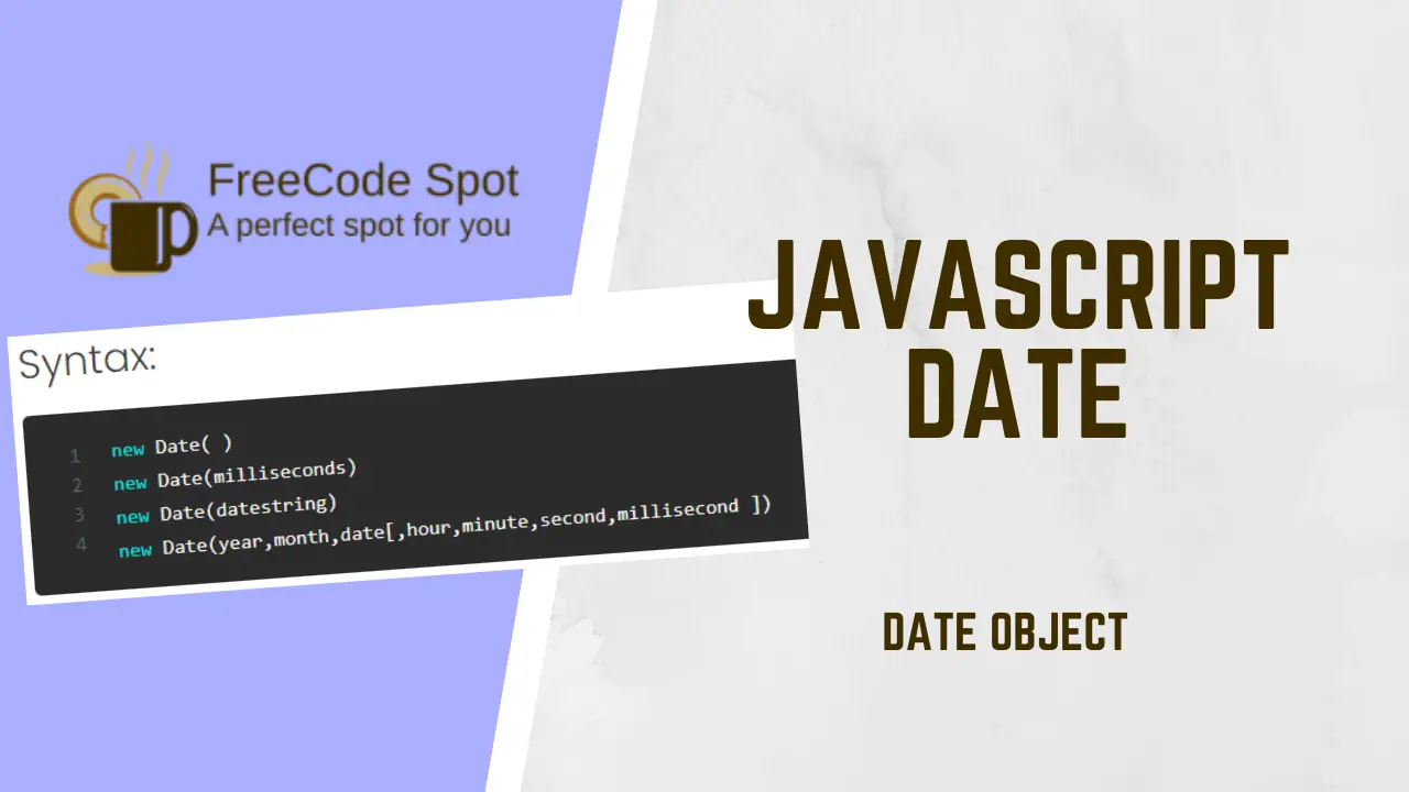 JavaScript Date Objects FreeCode Spot