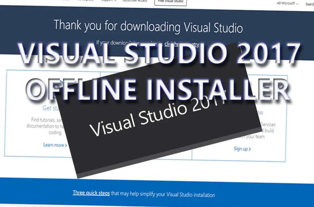 How do I install Visual Studio offline? FreeCode Spot