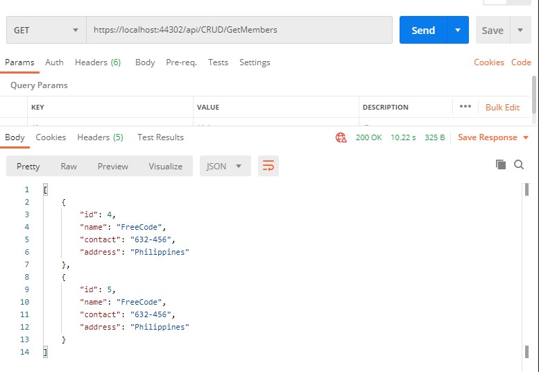 Using Dapper in ASP.NET Core Web API with SQL Stored Procedure