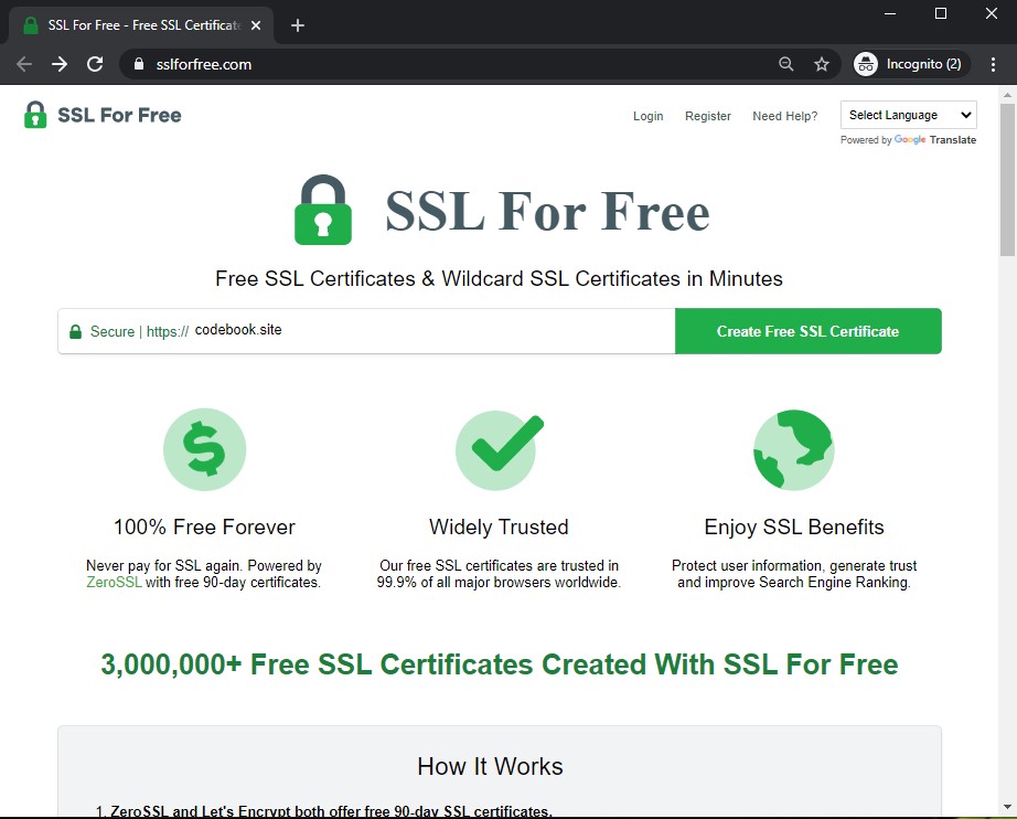 Secure Your WebSite Using A Free SSL Certificate | FreeCode Spot